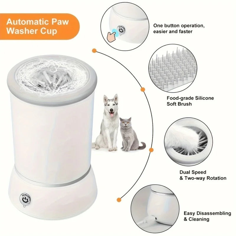 Automatic Pet Foot Cleaning Portable Cup